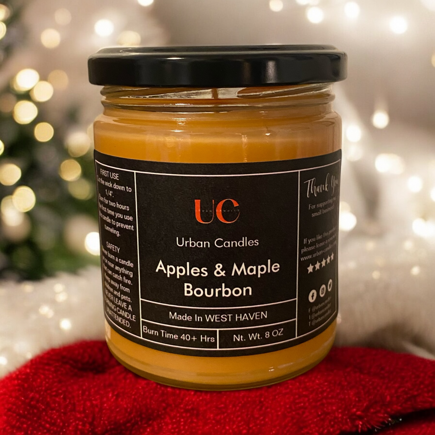 Apples and Maple Bourbon Candle 8 oz