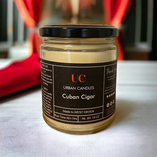 Cuban Cigar Scented Candle 8 oz