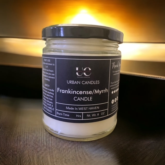 Frankincense/Myrrh Scented Candle 8 oz