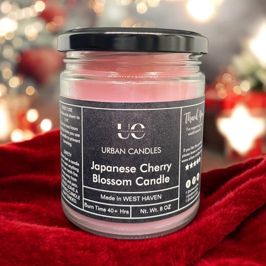 Japanese Cherry Blossom Scented Candle 8 oz