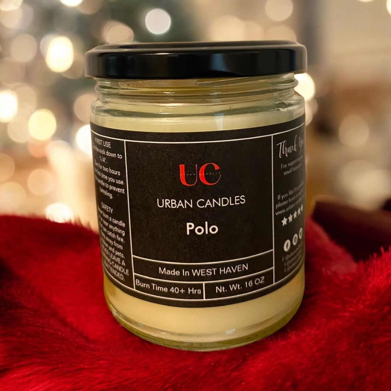 Polo (Red) Scented Candle 8 oz