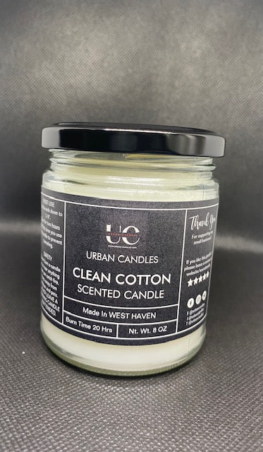 Clean Cotton Scented Candle 8 oz